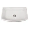 Nantucket Sinks Nantucket Sinks - Italian Made Fine Fireclay Curved Apron Farmer Sink Finished In A White Finish