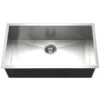 Hamat Hamat - Prizm 32 Inch ADA Zero Radius Undermount Stainless Steel Sink