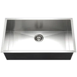 Hamat Hamat - Prizm 32 Inch ADA Zero Radius Undermount Stainless Steel Sink