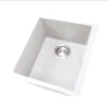 Nantucket Sinks Nantucket Sinks - 17 Inch Single Bowl Undermount Granite Composite Bar-Prep Sink White -Plumb Tile pr1716 w