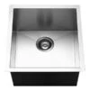 Hamat Hamat - Przim 17 Inch Undermount Stainless Steel Bowl Bar/Prep Sink 2 Hamat Hamat - Przim 17 Inch Undermount Stainless Steel Bowl Bar/Prep Sink -Plumb Tile pri 1718b