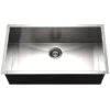 Hamat Hamat - Prizm 32 Inch Undermount Large Single Bowl Kitchen Sink 2 Hamat Hamat - Prizm 32 Inch Undermount Large Single Bowl Kitchen Sink -Plumb Tile pri 3218s