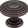 Jeffrey Alexander - 1-1/4 Inch Diameter Stacked Bremen 2 Cabinet Knob -Plumb Tile pwo8t6zyvthvtmogvzfv
