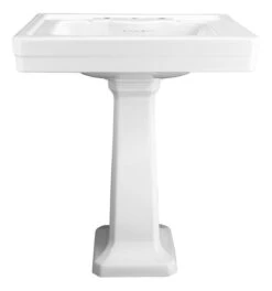 DXV DXV - Fitzgerald 28 In 3 Hole Lavatory & Pedestal