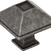 Jeffrey Alexander - 1-1/4 Inch Overall Length Square Tahoe Cabinet Knob