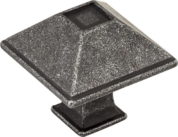 Jeffrey Alexander - 1-1/4 Inch Overall Length Square Tahoe Cabinet Knob 3 Jeffrey Alexander - 1-1/4 Inch Overall Length Square Tahoe Cabinet Knob