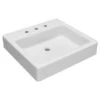 DXV DXV - Oak Hill 24 Inch Three-Hole Lavatory W/Deck -Plumb Tile rz65qg6wcp78p4trbhskxrnz0twmdgg9