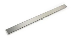 Infinity Drain Infinity Drain - 60 Inch S-Stainless Steel Series Complete Kit With 2 1/2 Inch Solid Grate