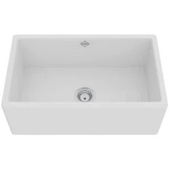 Rohl Rohl - Shaws Shaker 30 Inch Single Bowl Farmhouse Apron Front Fireclay Kitchen Sink