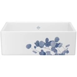 Rohl Rohl - Shaws Shaker 33 Inch Single Bowl Farmhouse Apron Front Fireclay Kitchen Sink With Selected Design