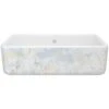 Rohl Rohl - Shaws Lancaster 33 Inch Single Bowl Farmhouse Apron Front Fireclay Kitchen Sink With Selected Design -Plumb Tile shaws rc3318whptbg 1948664