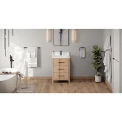 Jeffrey Alexander Jeffrey Alexander - Katara 24 Inch W Single Basin Bathroom Vanity Set -Plumb Tile sisjysdg4eusozxchxc8