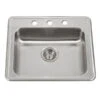 Hamat Hamat - Revive 22 Inch ADA Topmount Stainless Steel 4-hole Sink -Plumb Tile tada 2220st 104bd180 ee32 46f1 81a3 bf35dd4a8568