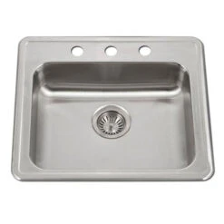 Hamat Hamat - Revive 22 Inch ADA Topmount Stainless Steel 4-hole Sink