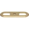 Top Knobs - Brockwell 2-3/4 Inch Center To Center Pull Backplate -Plumb Tile top knobs tk3351hb