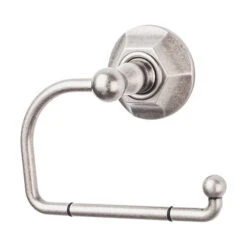 Top Knobs Top Knobs - Edwardian Bath Tissue Hook - Hex Backplate