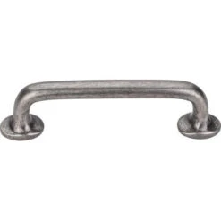 Top Knobs Top Knobs - Aspen Rounded 4 Inch Center To Center Bar Pull - Silicon Bronze Light
