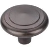Top Knobs - Aspen Peak 2 Inch Diameter Round Knob - Medium Bronze -Plumb Tile topm1497 26