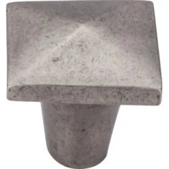 Top Knobs - Aspen 1 1/4 Inch Length Square Knob - Silicon Bronze Light