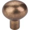 Top Knobs - Aspen Small Egg 1 3/16 Inch Length Oval Knob - Light Bronze 1 Top Knobs - Aspen Small Egg 1 3/16 Inch Length Oval Knob - Light Bronze -Plumb Tile topm1526 45