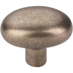 Top Knobs - Aspen Small Potato 1 9/16 Inch Length Oval Knob - Light Bronze