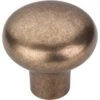 Top Knobs - Aspen Round 1 3/8 Inch Diameter Round Knob - Light Bronze -Plumb Tile topm1556 53