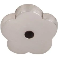 Top Knobs - Aspen II Flower Backplate - Brushed Satin Nickel