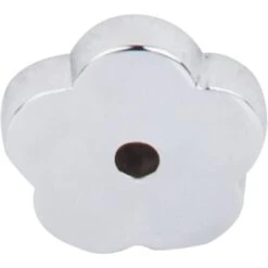 Top Knobs - Aspen II Flower Backplate - Polished Chrome
