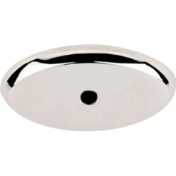 Top Knobs - Aspen II Oval Backplate - Polished Nickel