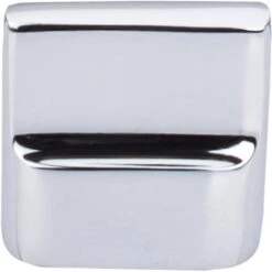 Top Knobs - Aspen II Flat Sided 7/8 Inch Center To Center Rectangle Knob - Polished Chrome