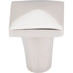 Top Knobs - Aspen II 7/8 Inch Length Square Knob - Polished Nickel