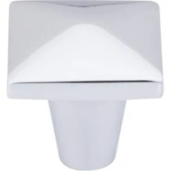 Top Knobs - Aspen II 1 1/4 Inch Length Square Knob - Polished Chrome