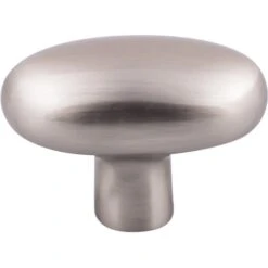 Top Knobs - Aspen II Large Potato 2 Inch Length Oval Knob - Brushed Satin Nickel