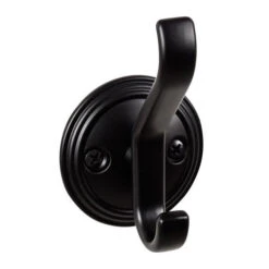 Top Knobs Top Knobs - Reeded Hook 3 1/8 Inch -Plumb Tile toptk1061blk 75