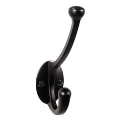 Top Knobs Top Knobs - Bergen Hook 5 9/16 Inch 9 Top Knobs Top Knobs - Bergen Hook 5 9/16 Inch -Plumb Tile toptk1064blk 75
