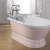 Cheviot Cheviot - Traditional Cast Iron Bathtub W/ Pedestal, 61 Inch, Roll Rim 2 Cheviot Cheviot - Traditional Cast Iron Bathtub W/ Pedestal, 61 Inch, Roll Rim -Plumb Tile traditional pedestal