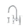 Rohl Rohl - Perrin & Rowe Southbank Bridge Kitchen Faucet With Side Spray 2 Rohl Rohl - Perrin & Rowe Southbank Bridge Kitchen Faucet With Side Spray -Plumb Tile u sb57d3lmapc 08