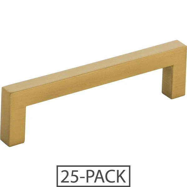 Elements Elements - 96 Mm Center-to-Center Square Stanton Cabinet Bar Pull - 25-Pack 6 Elements Elements - 96 Mm Center-to-Center Square Stanton Cabinet Bar Pull - 25-Pack - Image 4