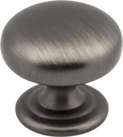 Elements - 1-1/4 Inch Diameter Dark Bronze Florence Cabinet Mushroom Knob -Plumb Tile xdv0g4b5kkllwcnwtspt