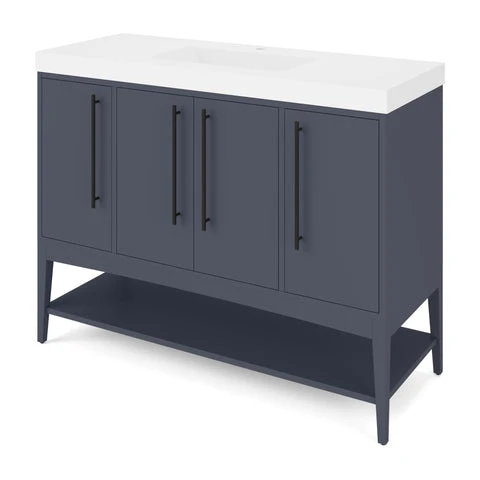 Jeffrey Alexander Jeffrey Alexander - Tempest 48 Inch W Single Basin Bathroom Vanity Set 15 Jeffrey Alexander Jeffrey Alexander - Tempest 48 Inch W Single Basin Bathroom Vanity Set - Image 13