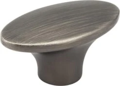 Jeffrey Alexander - 1-7/8 Inch Overall Length Oval Hudson Cabinet Knob